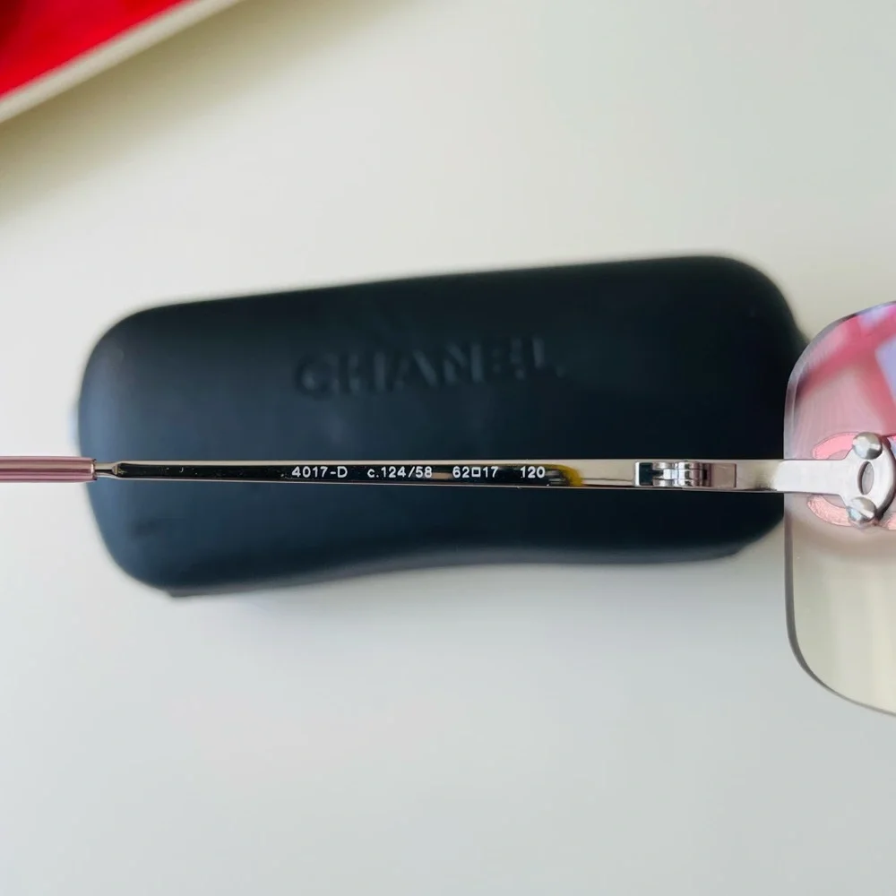CHANEL rimless sunglasses